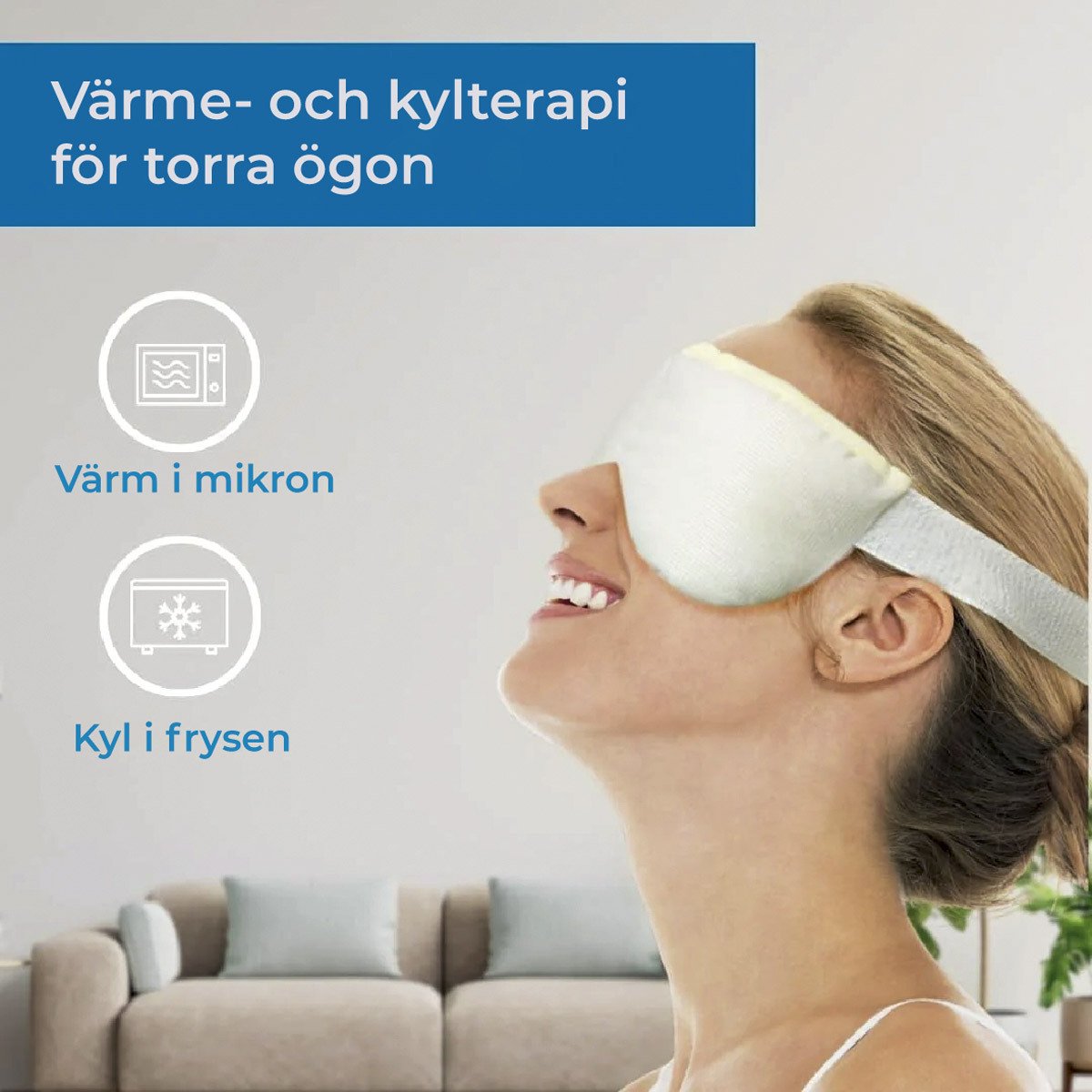 NatraCure ögonmask torra ögon värme/kyla 1st
