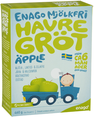 EnaGo Mjölkfri Äppelgröt 460 g
