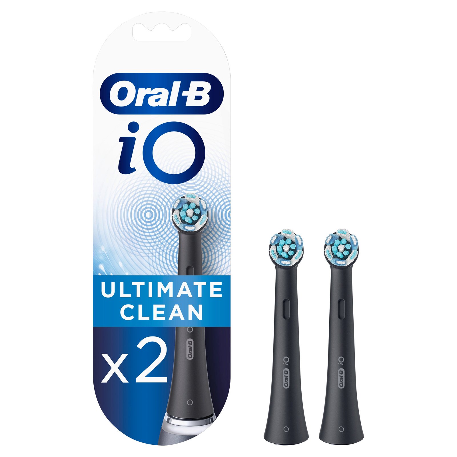 Oral-B iO Ultimate Clean Black Tandborsthuvud 2 st