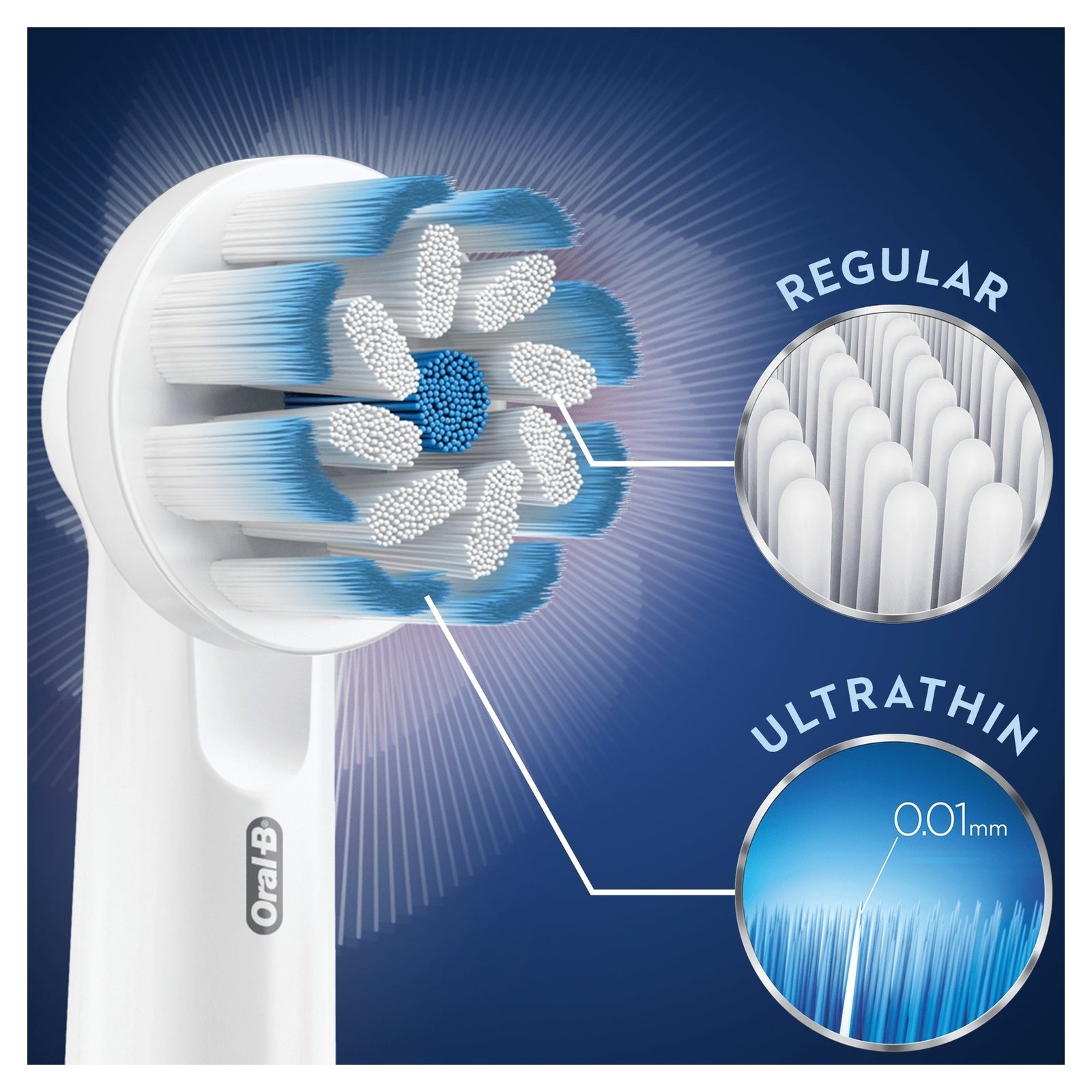 Oral-B Sensitive Clean Tandborsthuvud 6 st