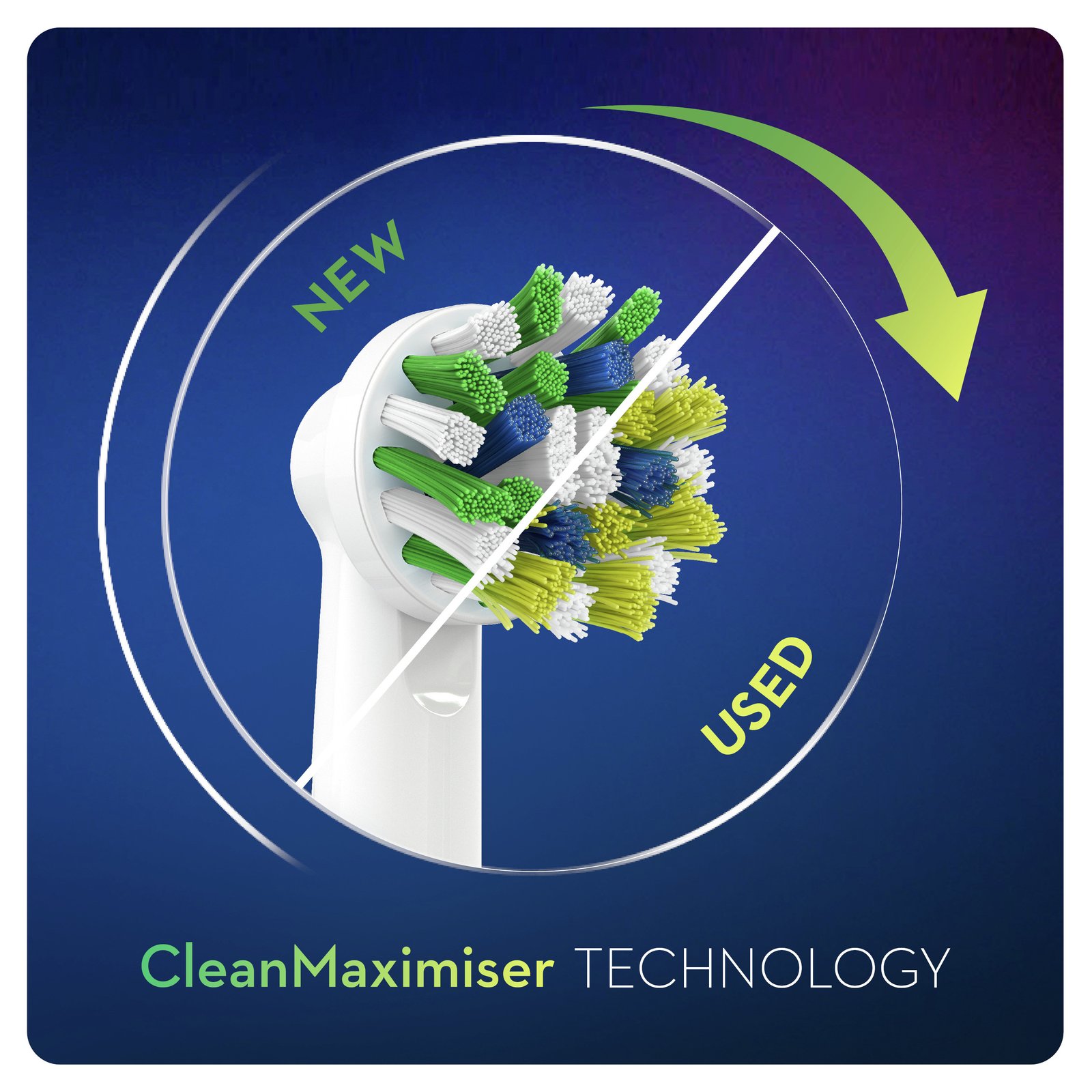 Oral-B CrossAction Tandborsthuvud CleanMaximiser-teknologi 6 st