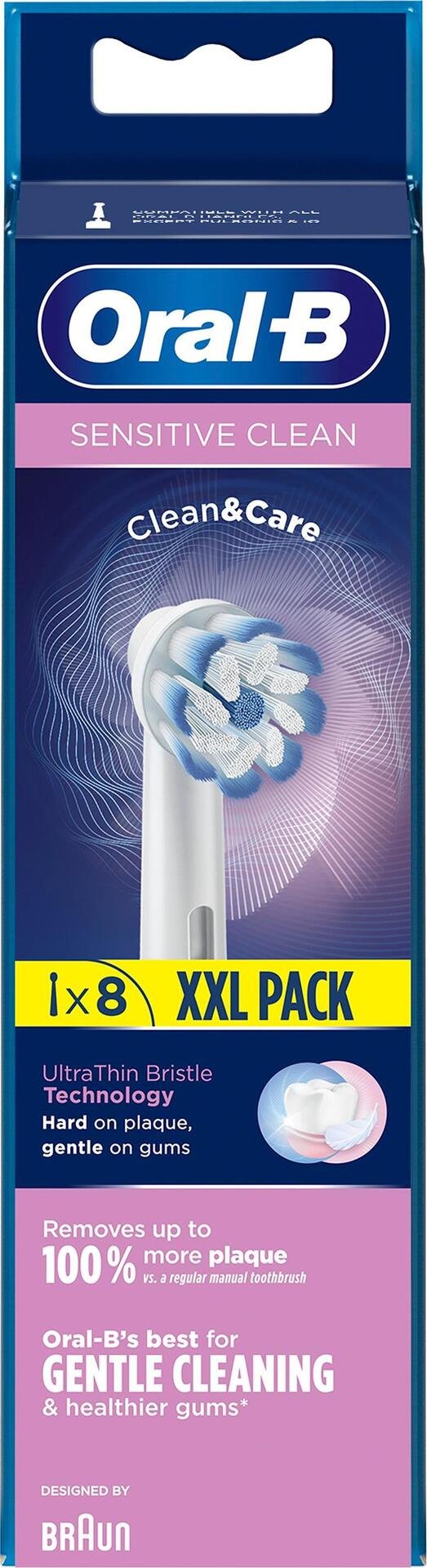 Oral-B Sensitive Clean Tandborsthuvuden 8-pack