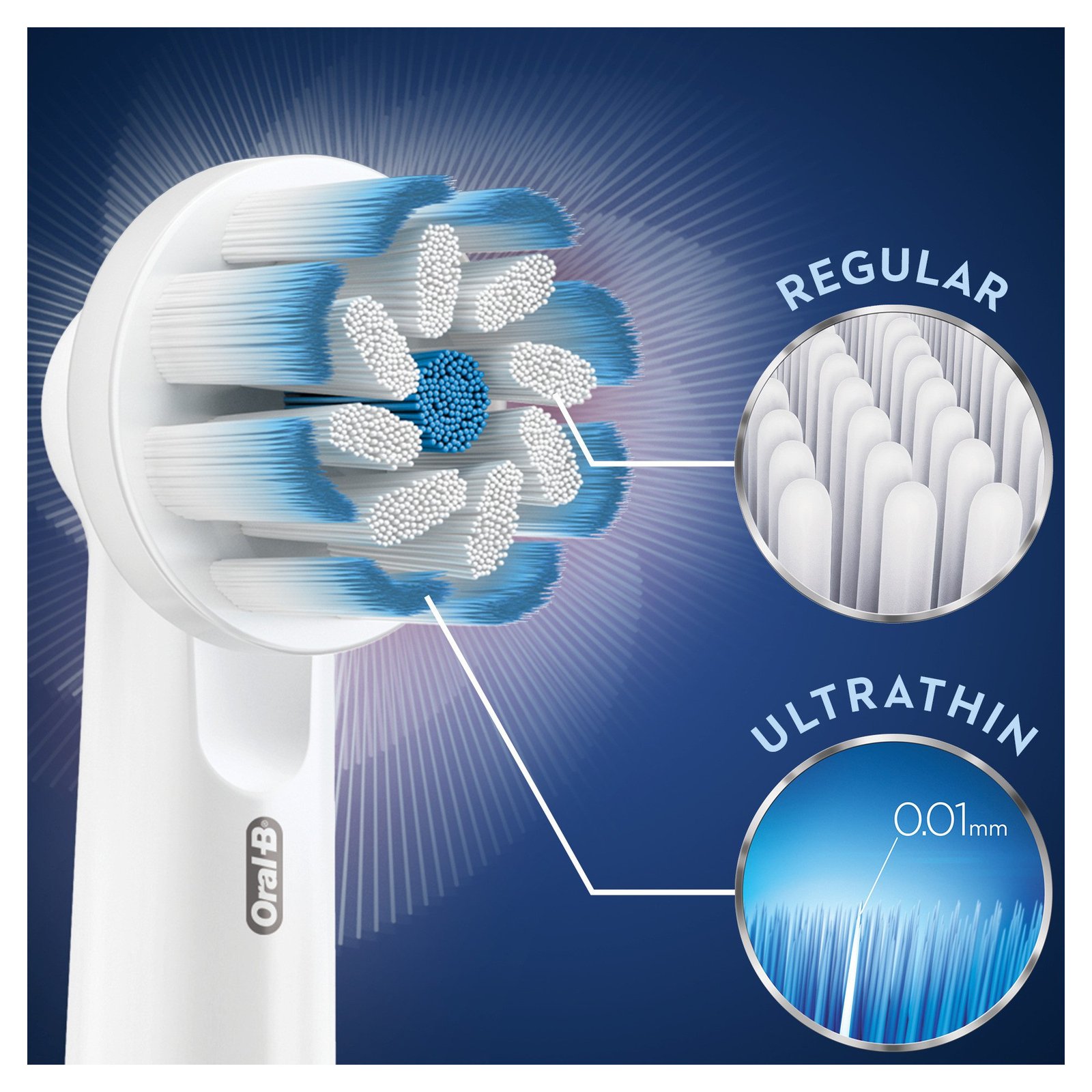 Oral-B Sensitive Clean Tandborsthuvud 10 st