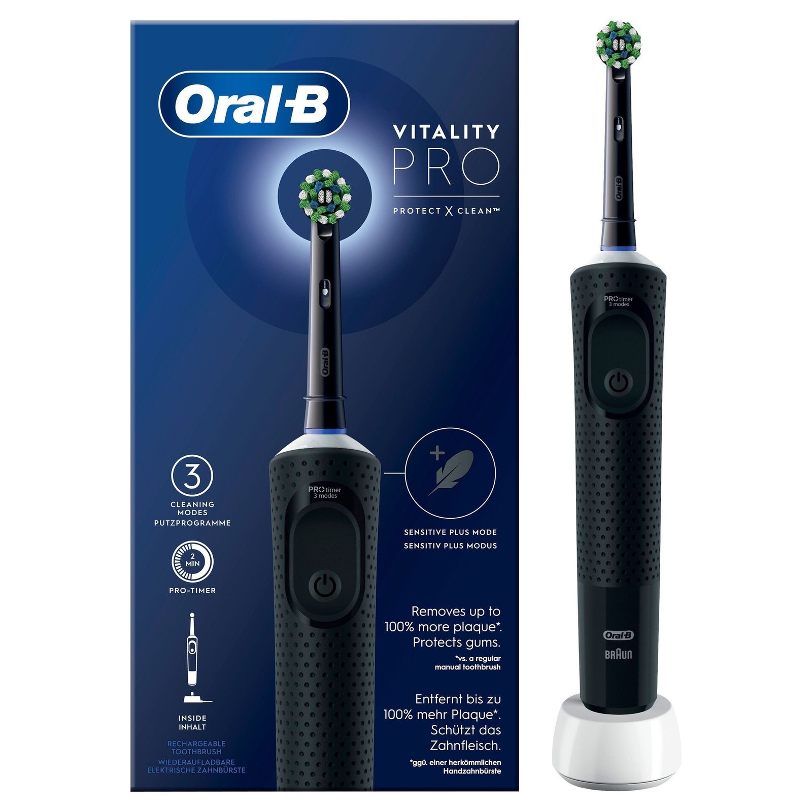 Oral-B Vitality Pro Svart Eltandborste