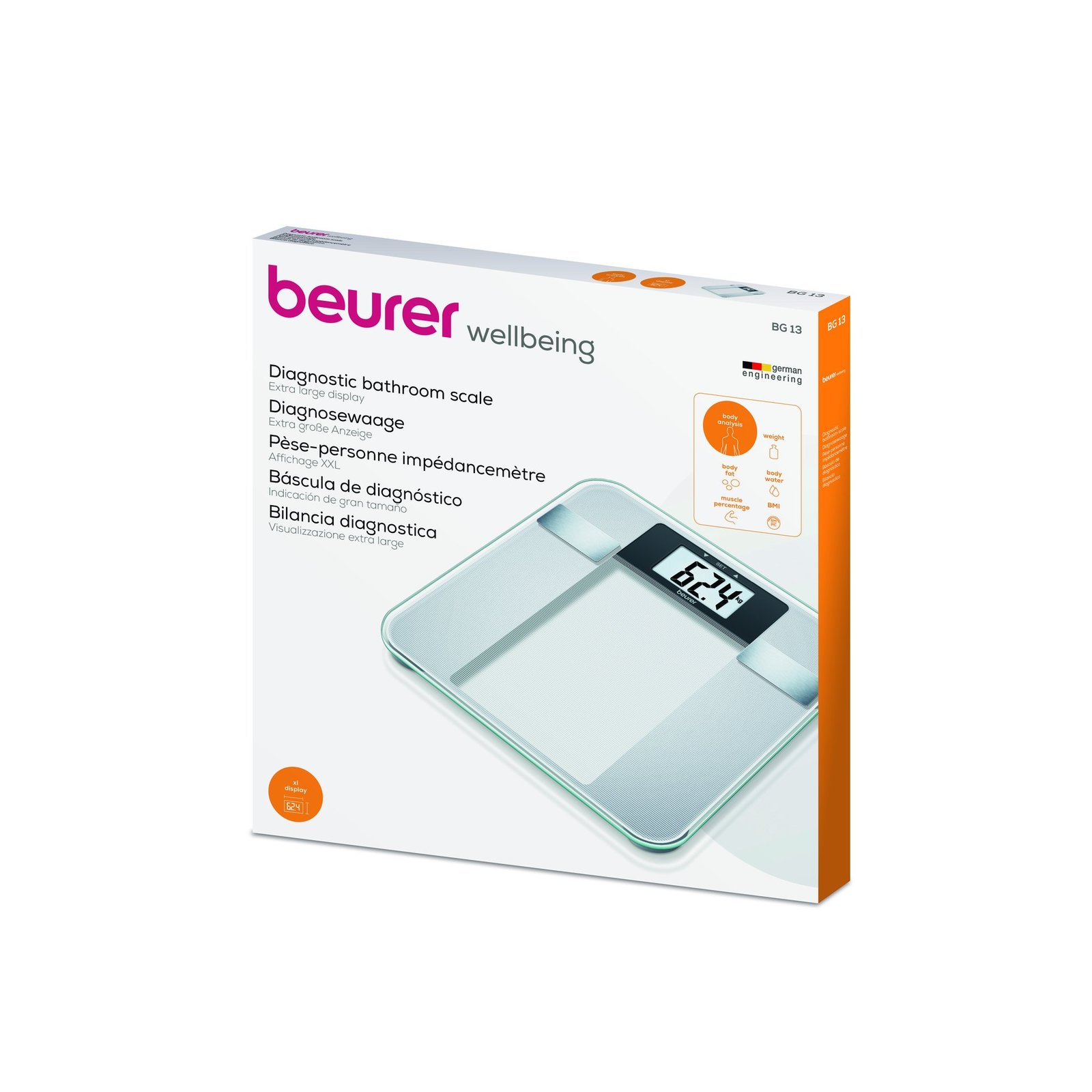 Beurer BG 13 Diagnostisk Personvåg 1st