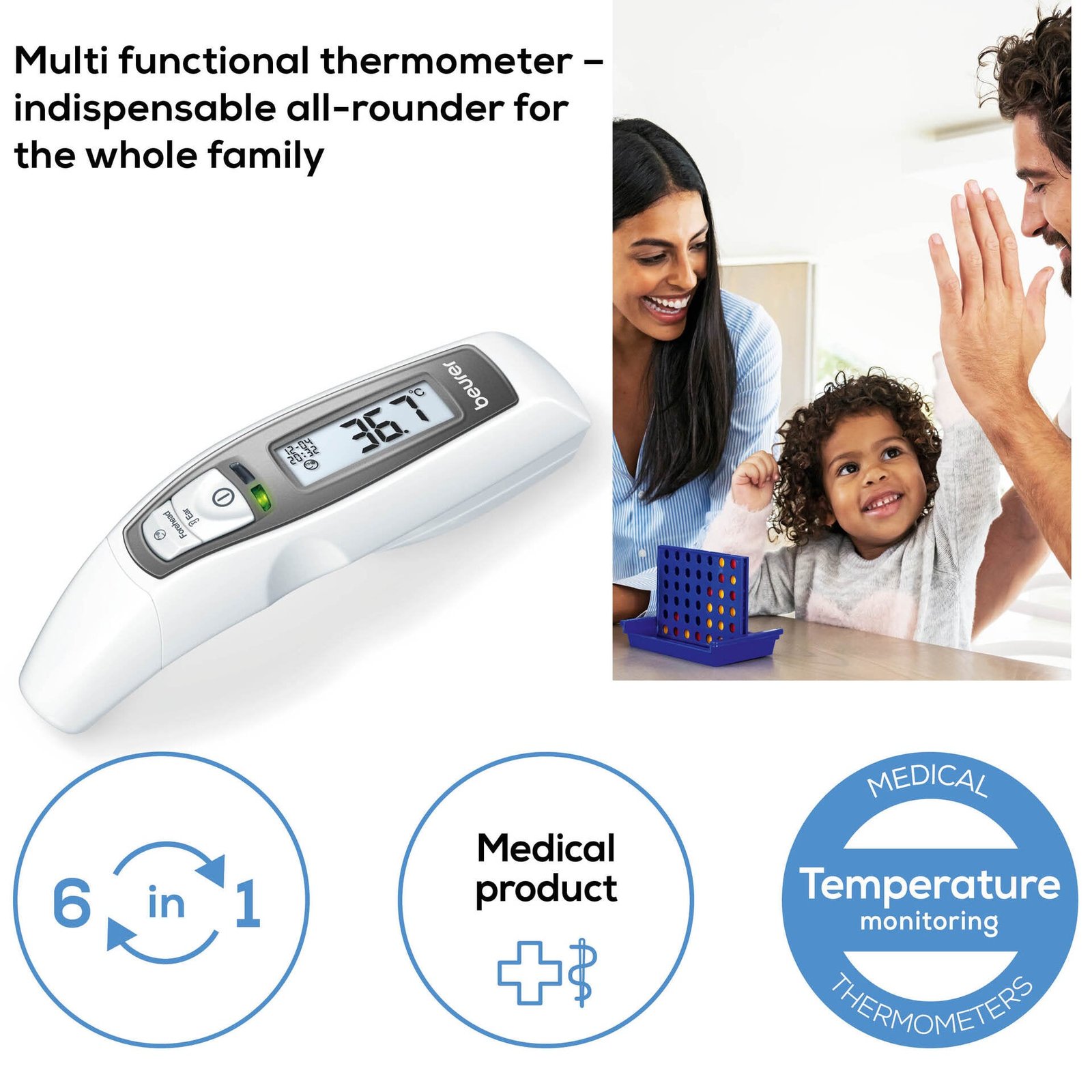 Beurer FT 65 Febertermometer Panna & Öra