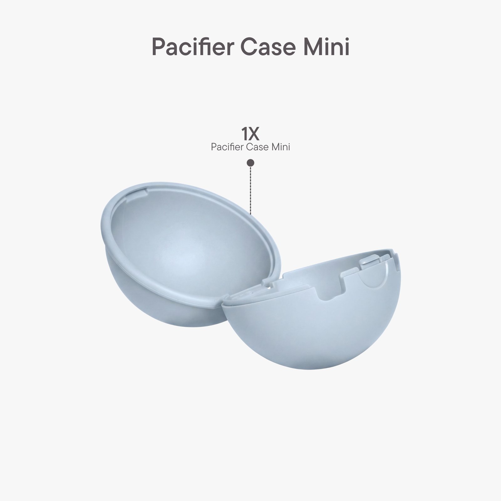 BIBS Pacifier Case Mini Baby Blue