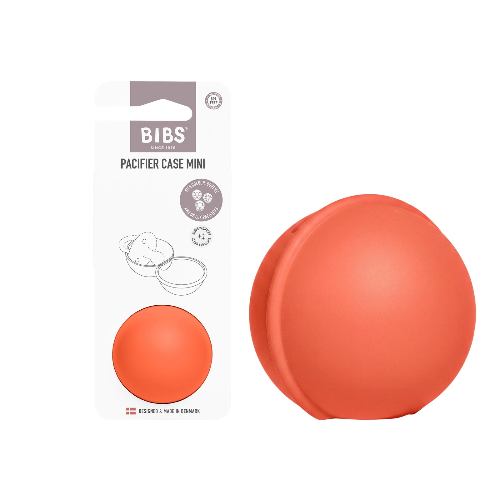 BIBS Pacifier Case Mini Tango