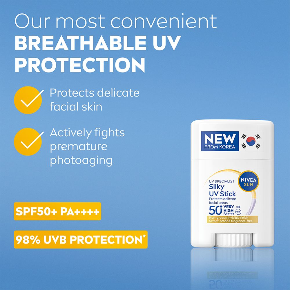 NIVEA SUN UV Face Specialist Silky UV Stick SPF 50+ 15 ml