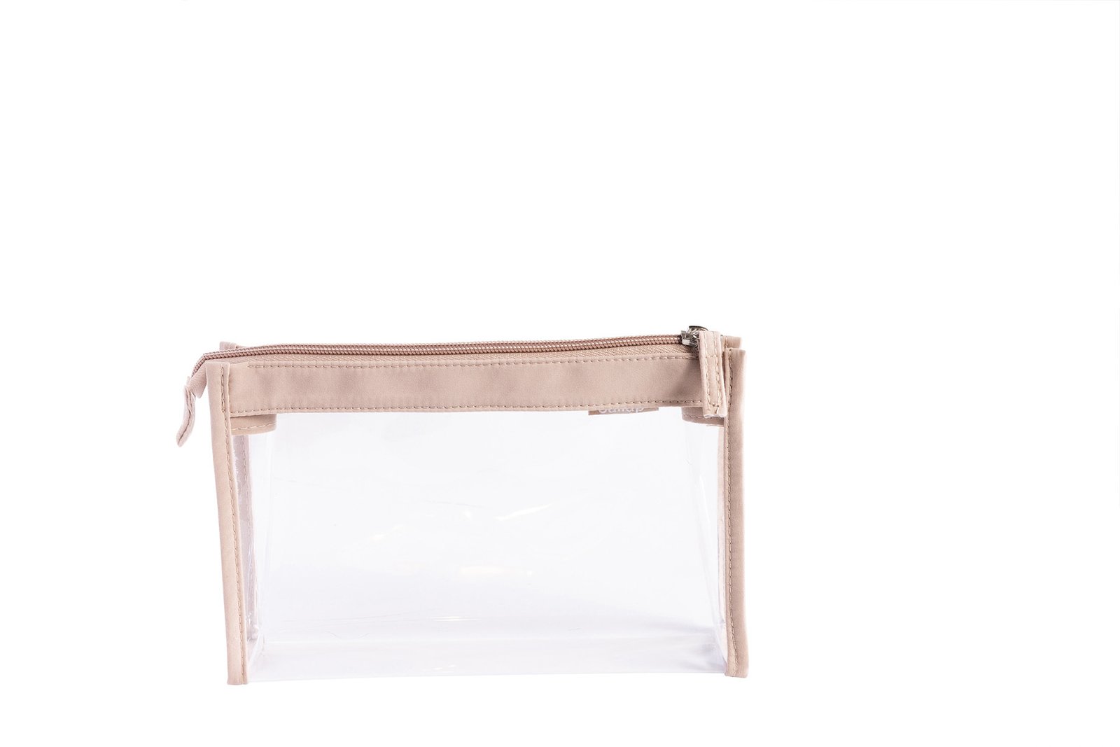 Cailap sminkväska genomskinlig/beige