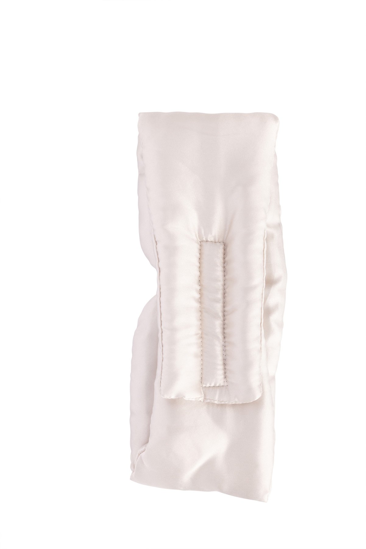 Cailap stor sovmask i satin ljus beige