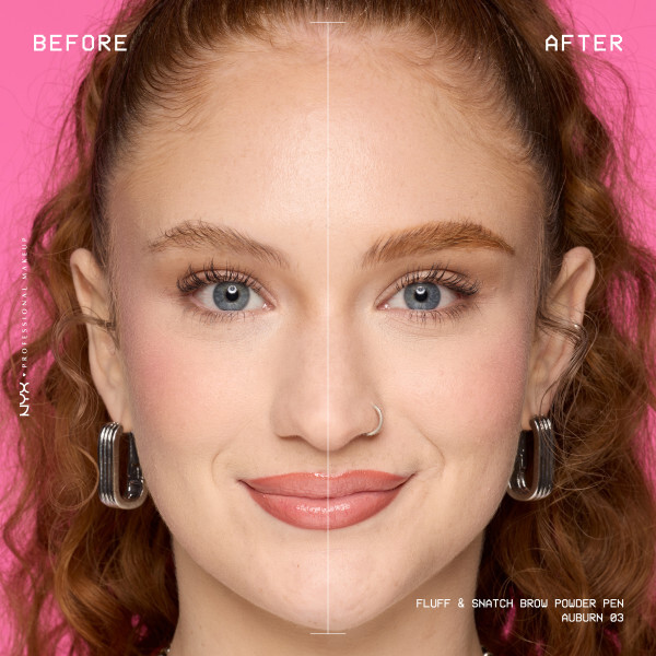 NYX Professional Makeup Fluff N Snatch Brow Powder Pen 03 Auburn 1 g