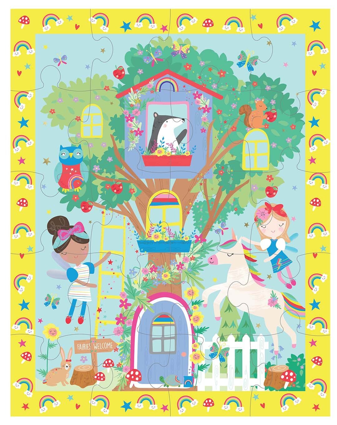 Floss & Rock Magnetisk Multi Play Rainbow Fairy