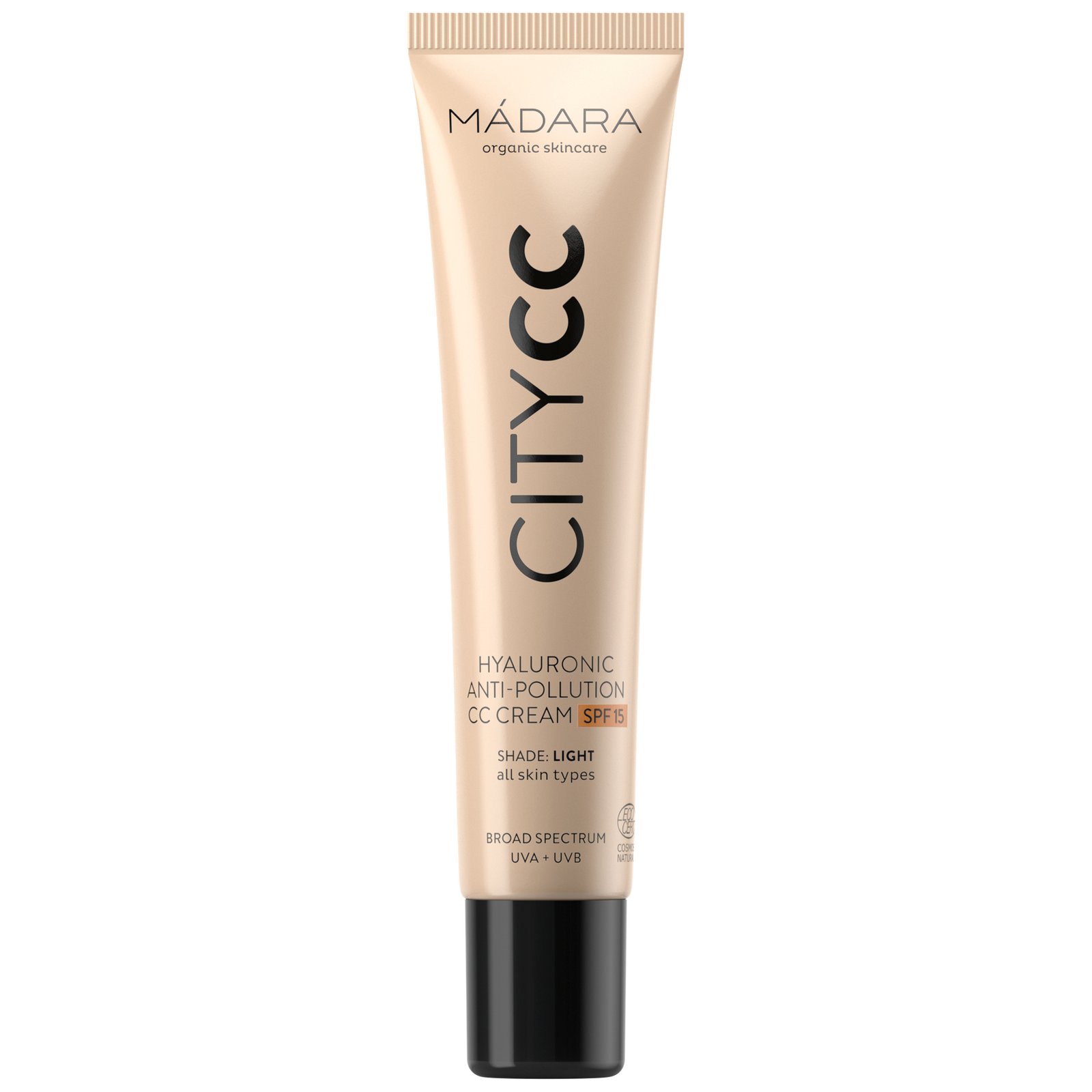 MÁDARA CityCC Hyaluronic Anti-pollution CC Cream SPF15 Light 40 ml