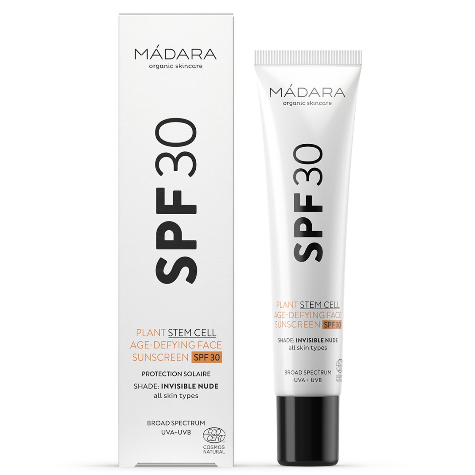 MÁDARA Plant Stem Cell Age-defying Face Sunscreen SPF30 40 ml