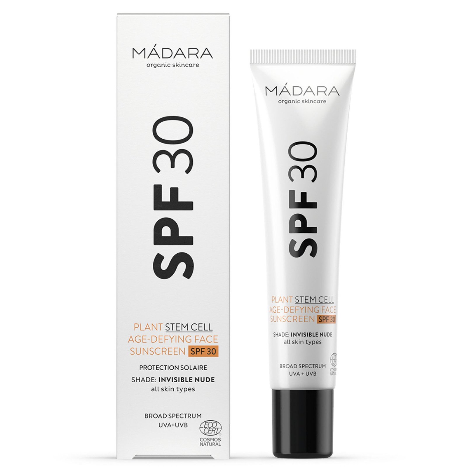 MÁDARA Plant Stem Cell Age-defying Face Sunscreen SPF30 40 ml