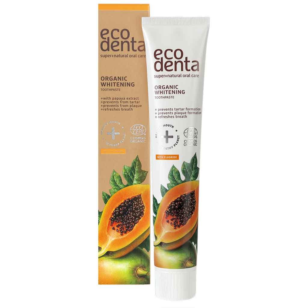 Ecodenta Organic Whitening Toothpaste Papaya 75 ml