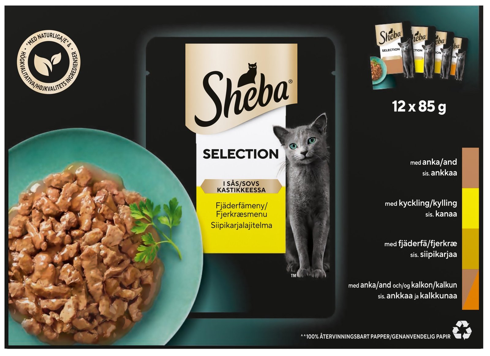 Sheba Selection i Sås 1020 g