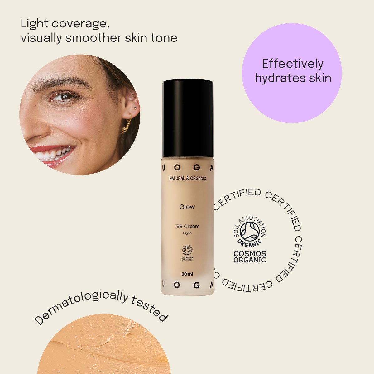 Uoga Uoga BB Cream - Amber Stones 30ml