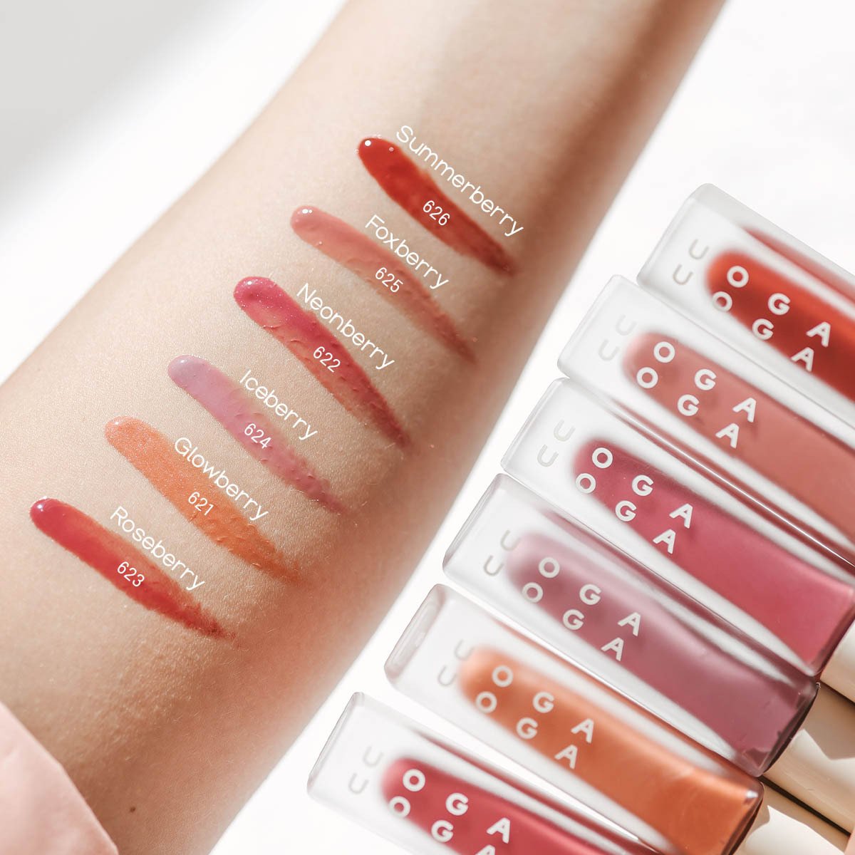 Uoga Uoga Nourishing Lip Gloss, Foxberry 5 ml