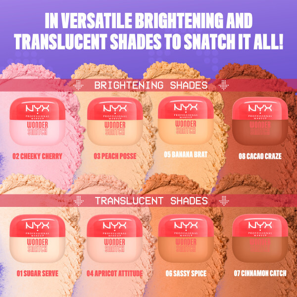 NYX Professional Makeup Wonder Snatch Powder 01 Sugar Serve 6 g