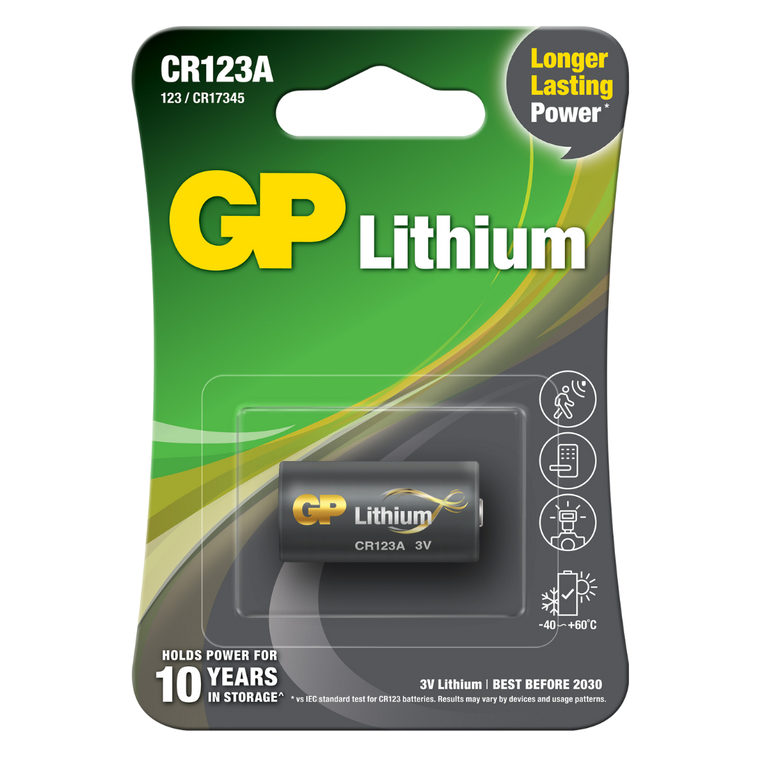 GP Batteries Lithiumbatteri CR123A 1 st