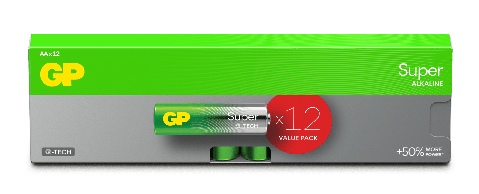 GP Super Alkaline AA 15A/LR6 Batterier 12-pack