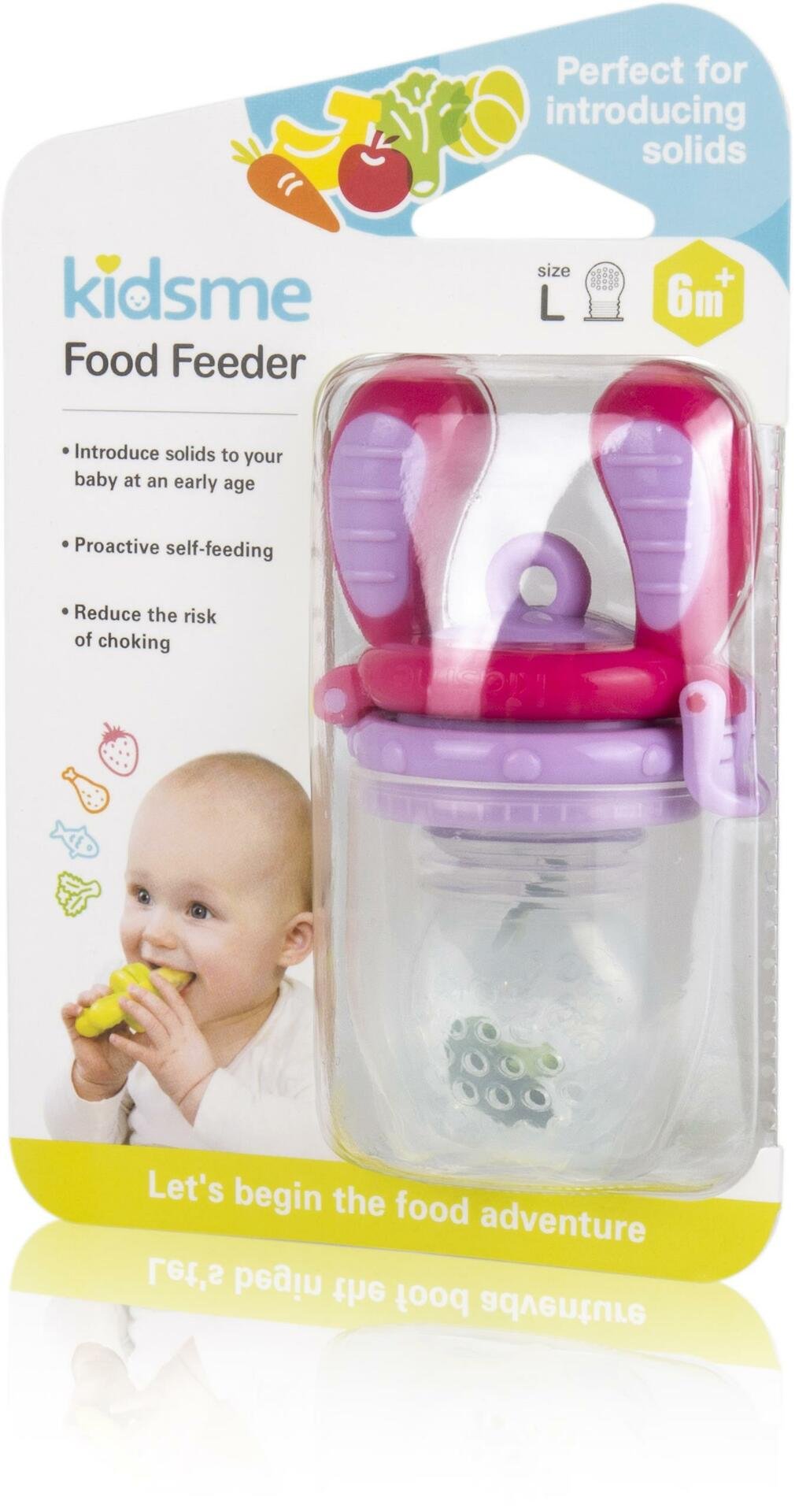 Kidsme Food Feeder 6m+ Lavendel 1 st
