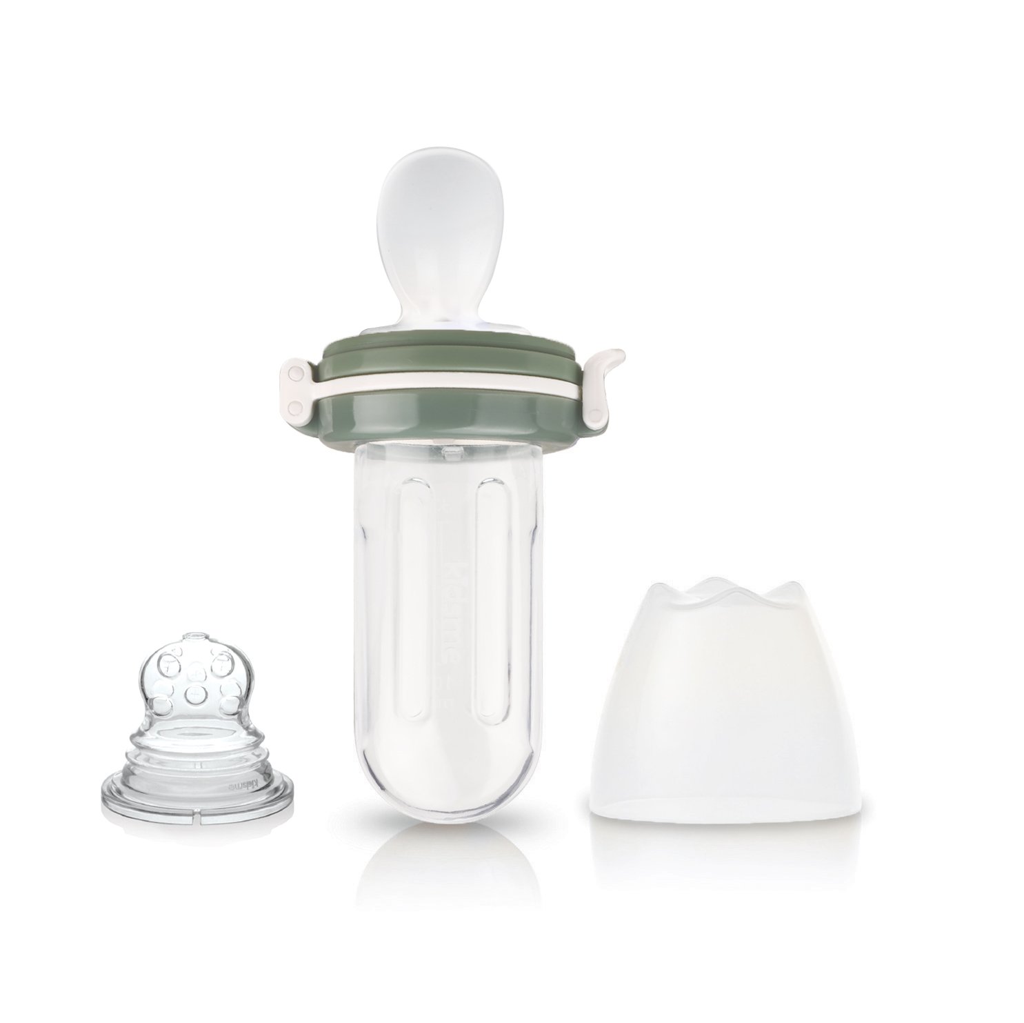 Kidsme Food Squeezer & Sked Grå 1 st