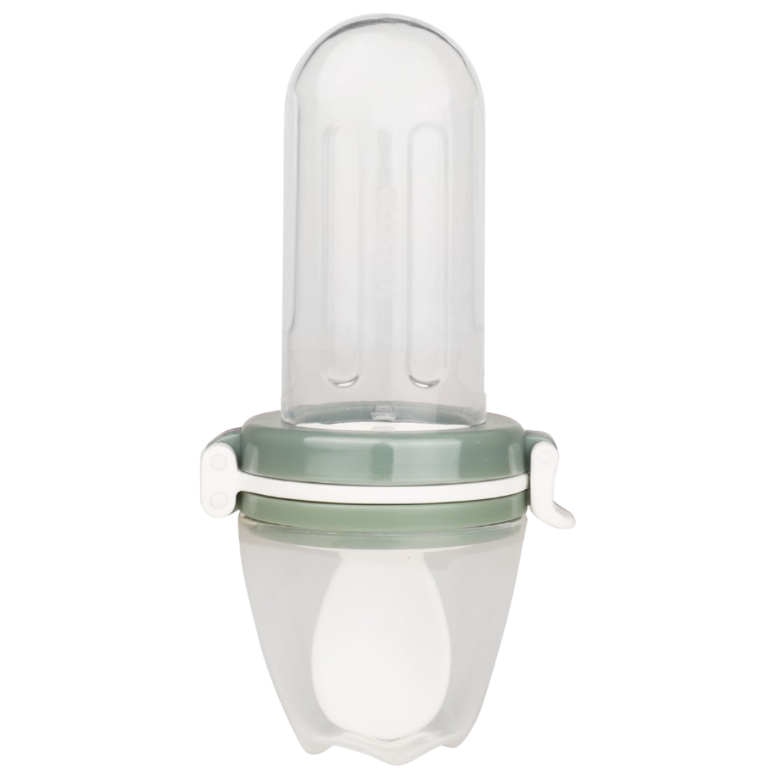 Kidsme Food Squeezer & Sked Grå 1 st