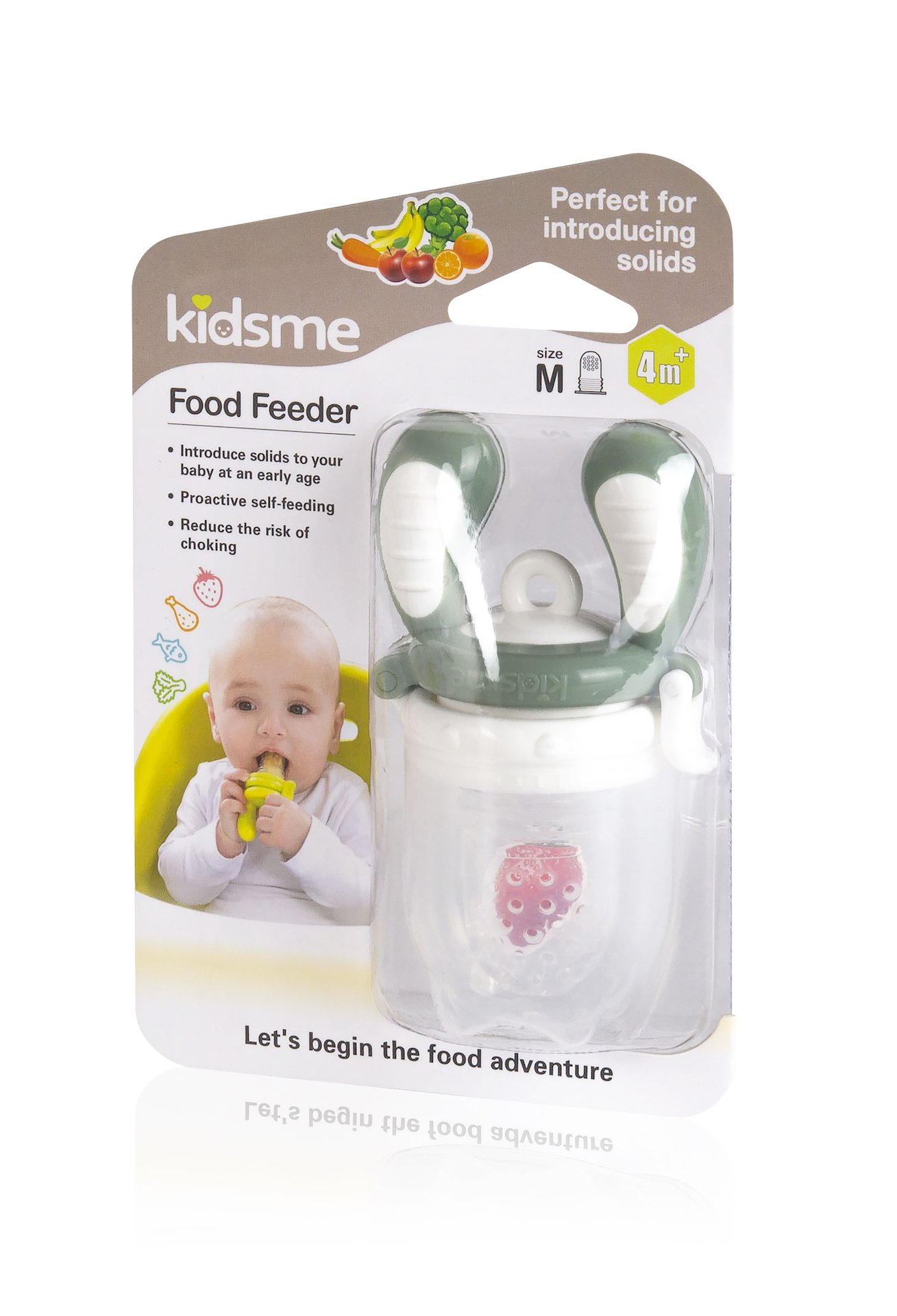 Kidsme Food Feeder Grå 4m+ 1 st