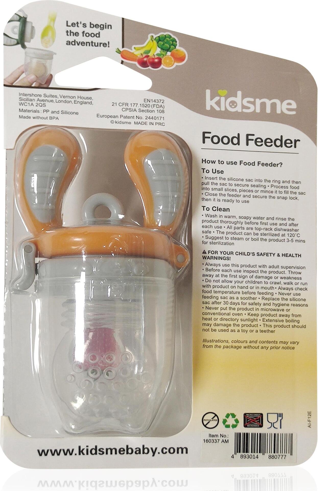 Kidsme Food Feeder Amber 6m+