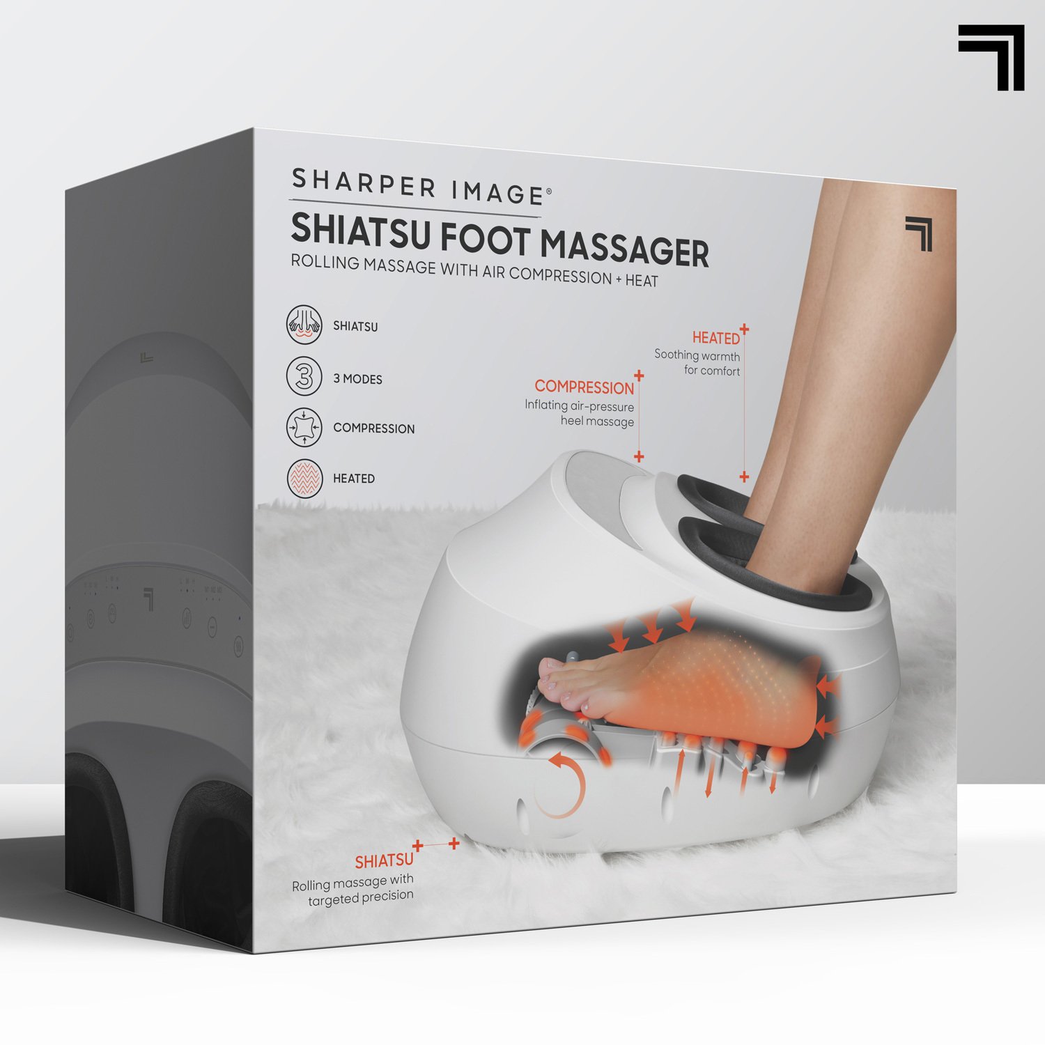 Sharper Image Massager Foot Eggshape