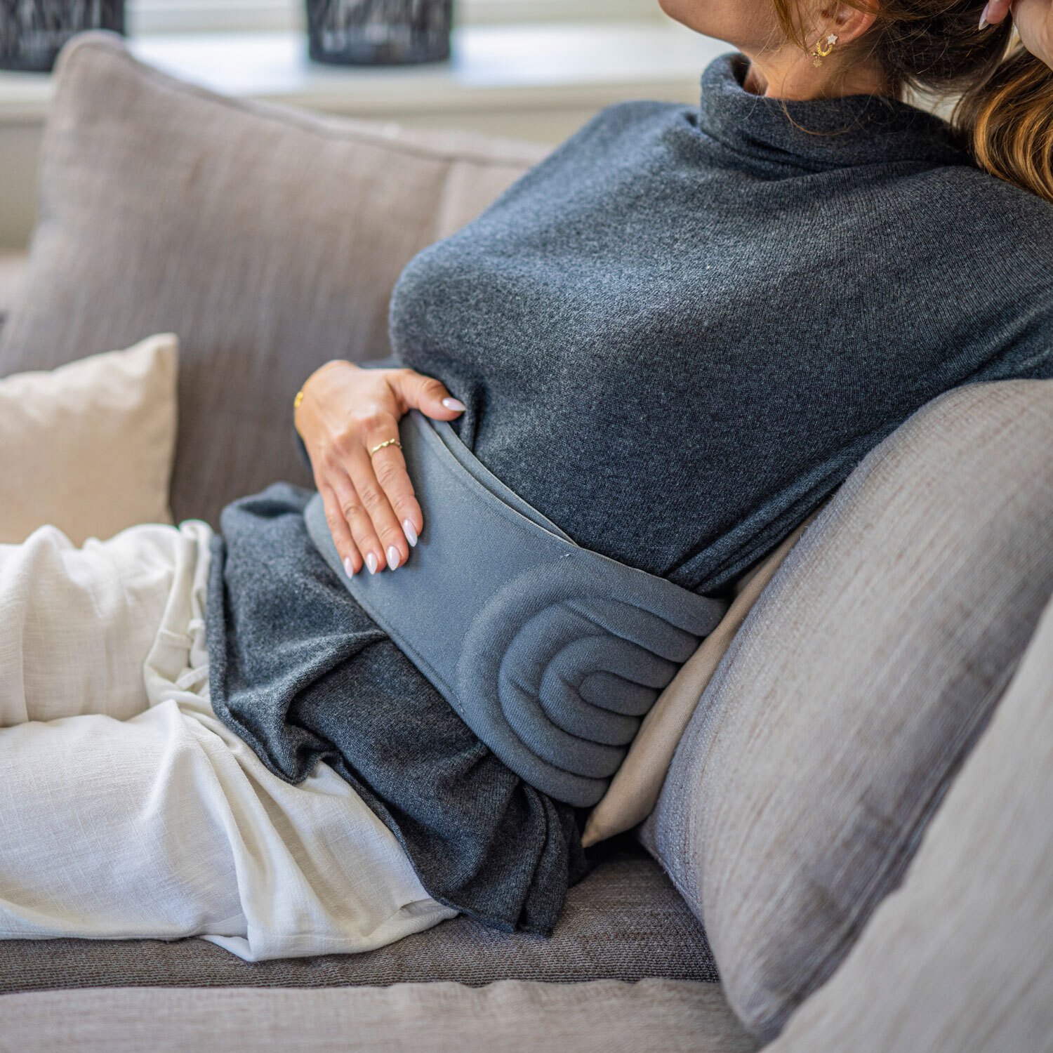 Sharper Image Compression Back Wrap Heated