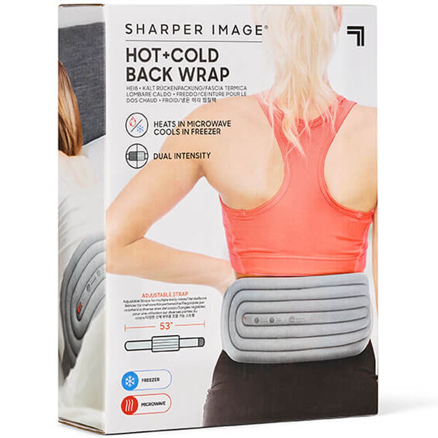 Sharper Image Compression Back Wrap Heated