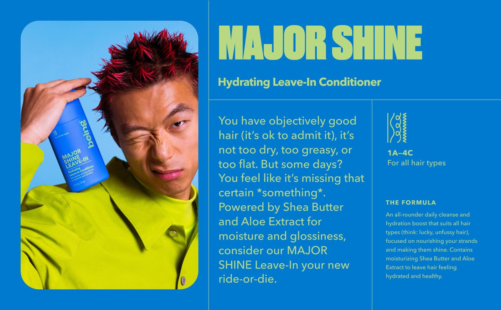 Being Leave-in Conditioner Major Shine 227 ml