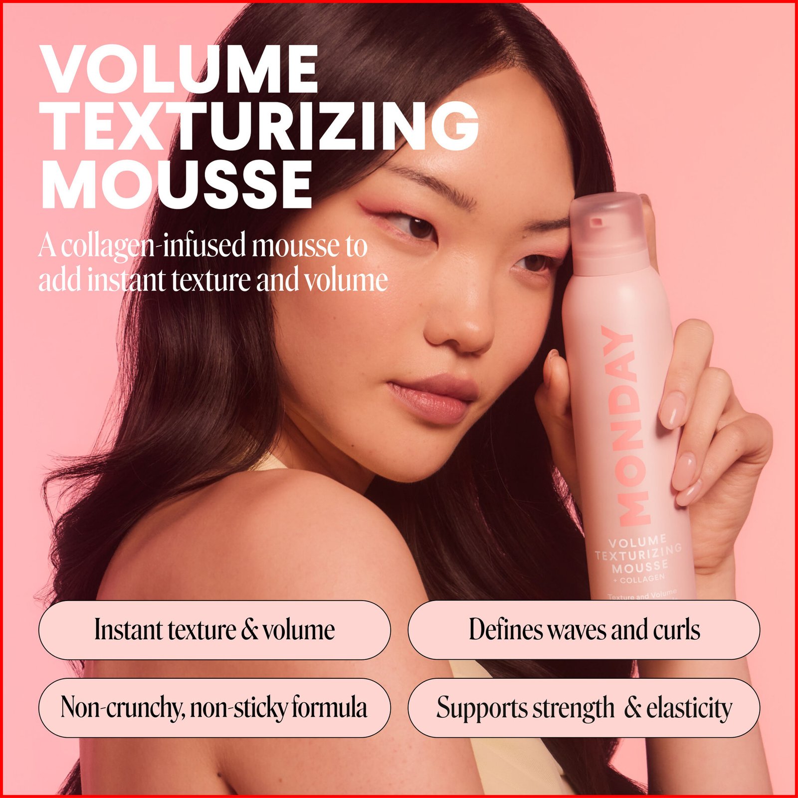 Monday Haircare Texturising Hair Mousse 202 ml