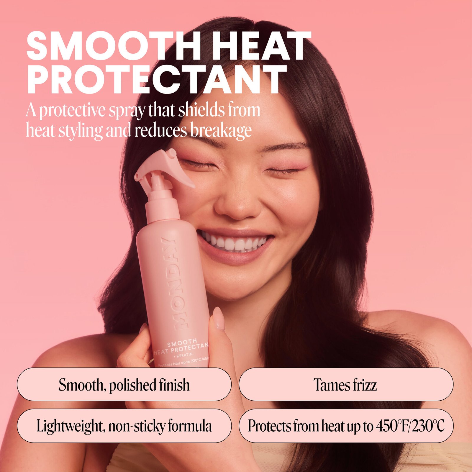 Monday Haircare Heat Protectant Smooth 177 ml