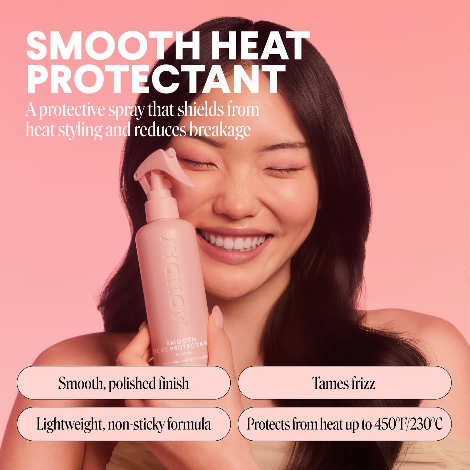 Monday Haircare Heat Protectant Smooth 177 ml