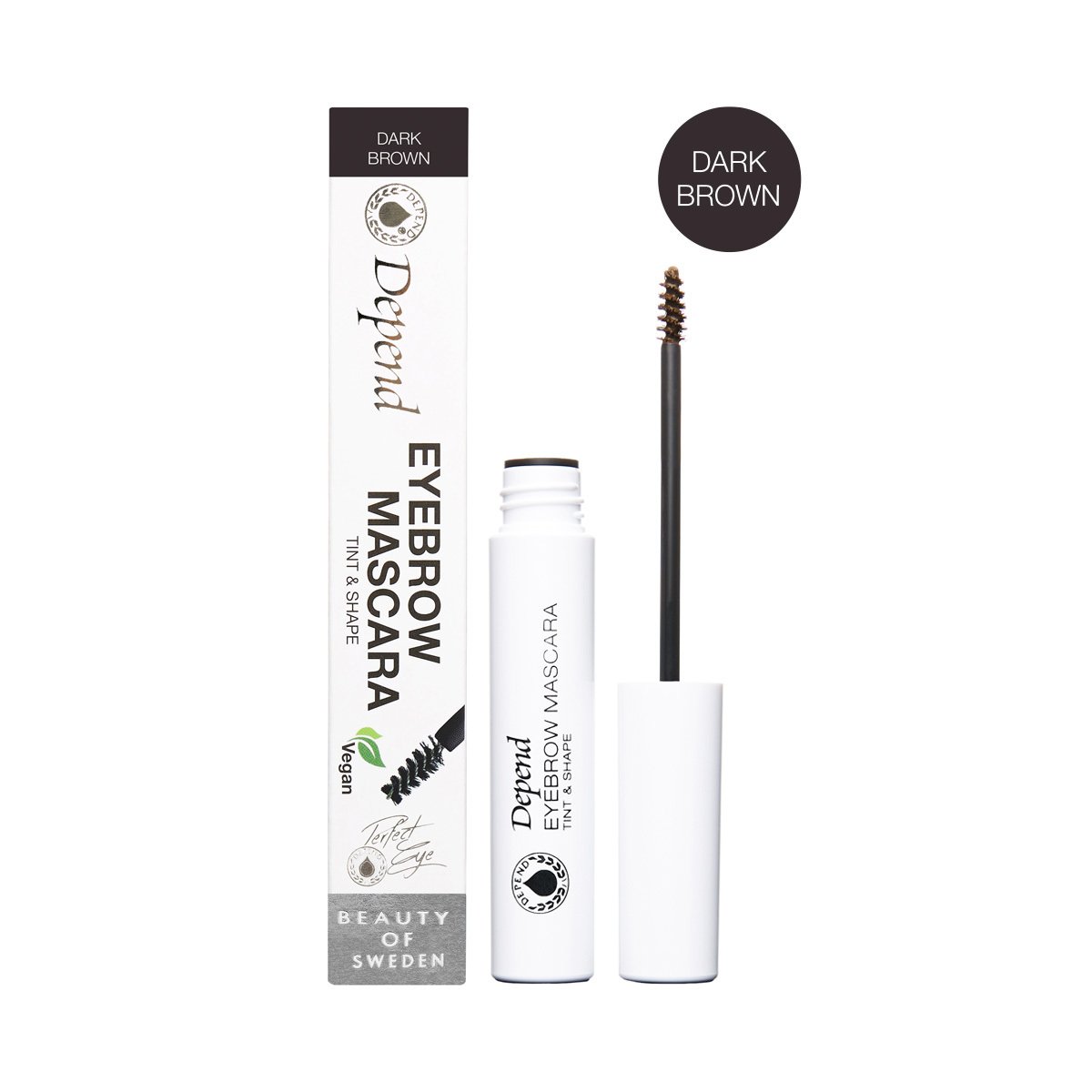 Depend Eyebrow Mascara Dark Brown 2,5 ml