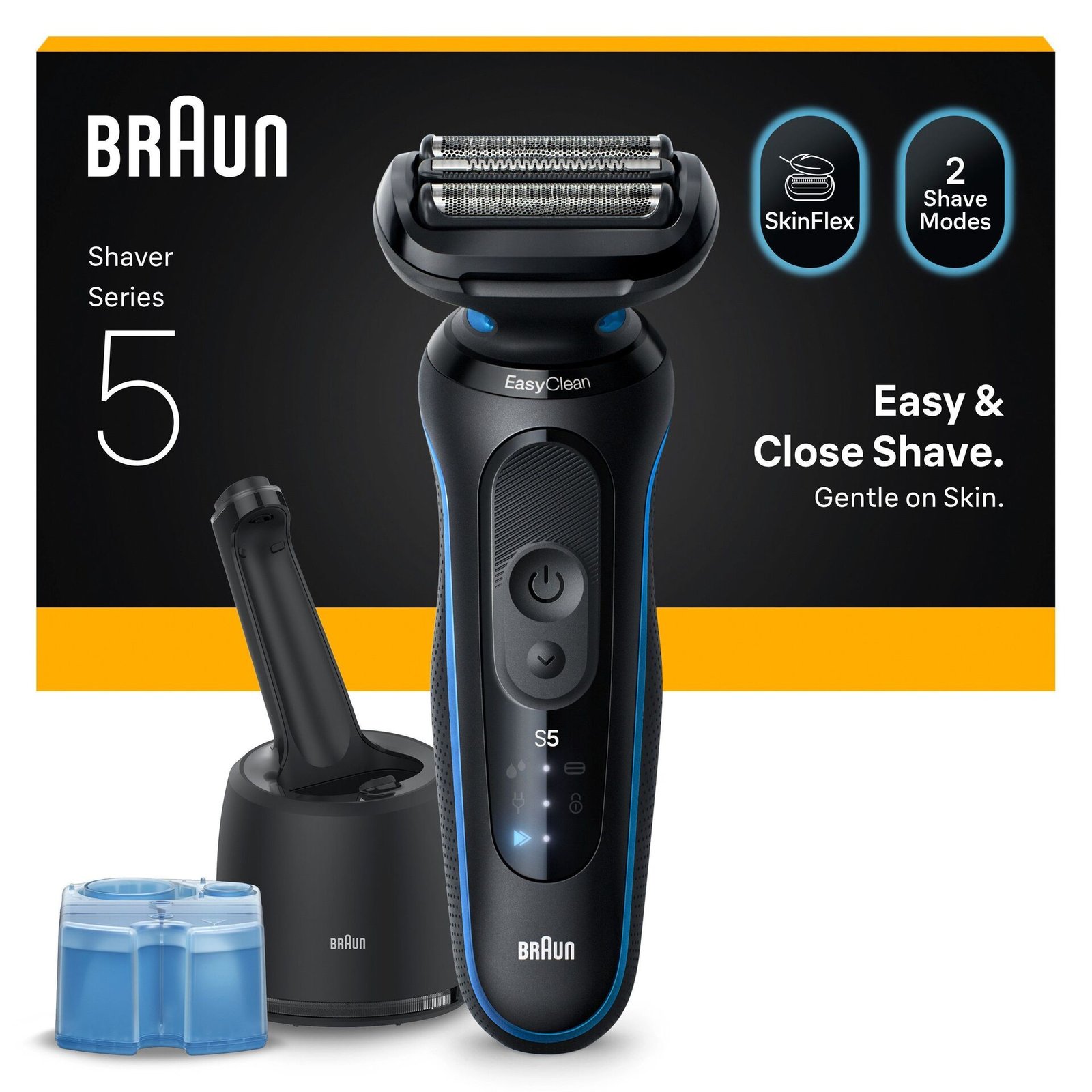 Braun Series 5 Elektrisk Rakapparat, SmartCare Center, 52-B7000CC, Blå
