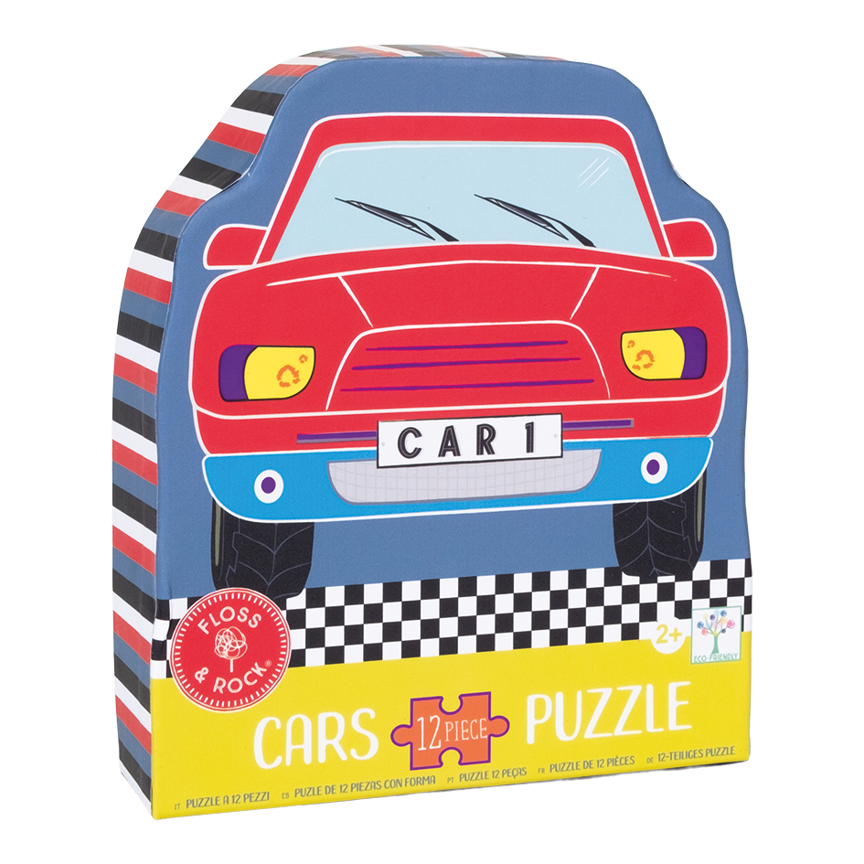 Floss & Rock Pussel 12 bitar Cars