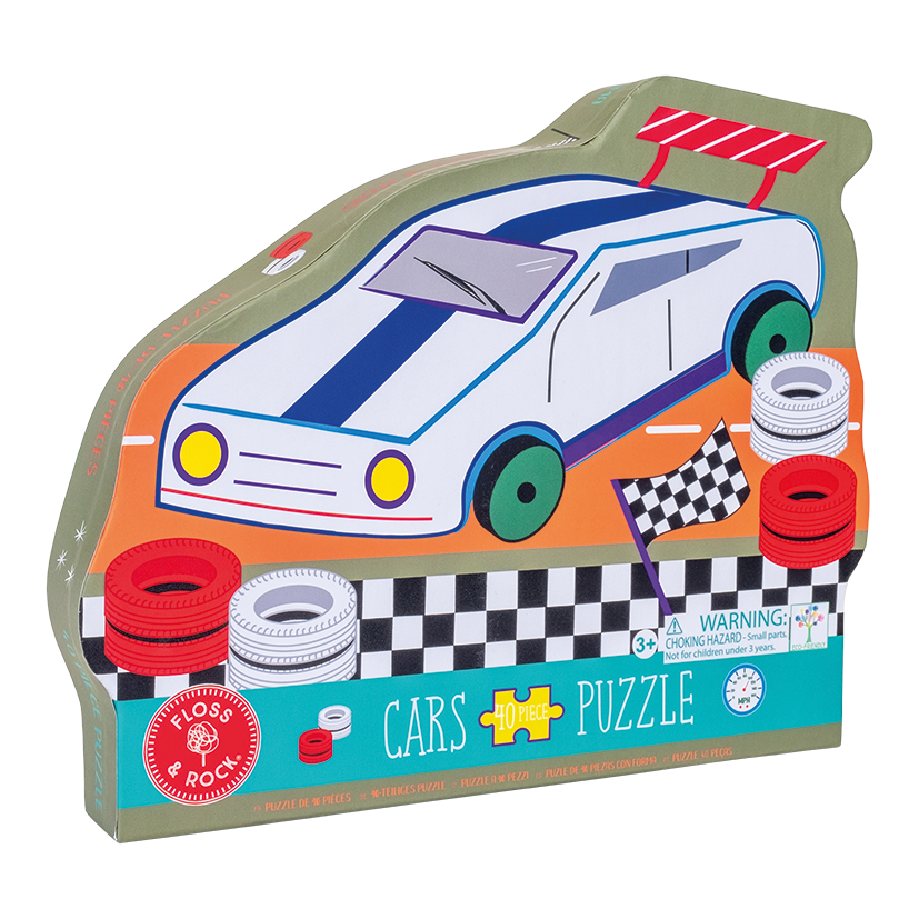 Floss & Rock Pussel 40 bitar Racing Car