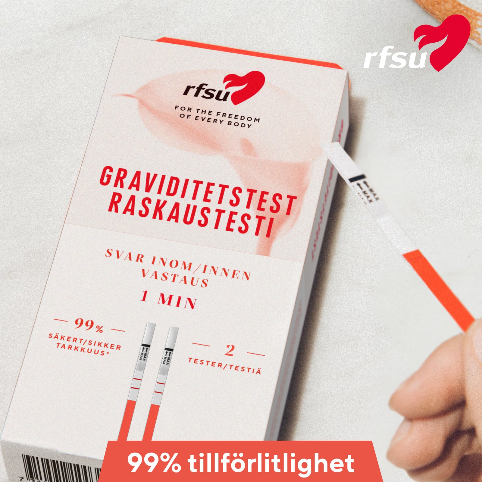 RFSU Graviditetstest Strips 2 st
