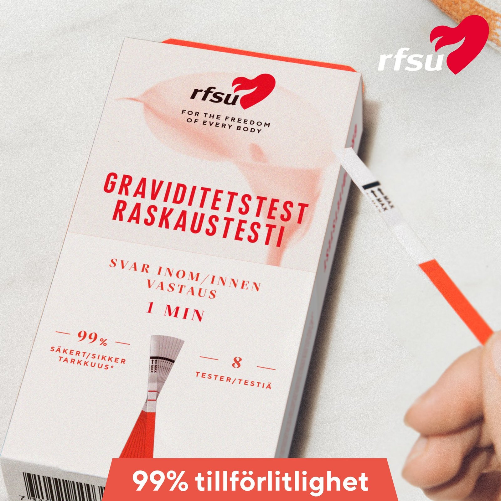 RFSU Graviditetstest Strips 8 st