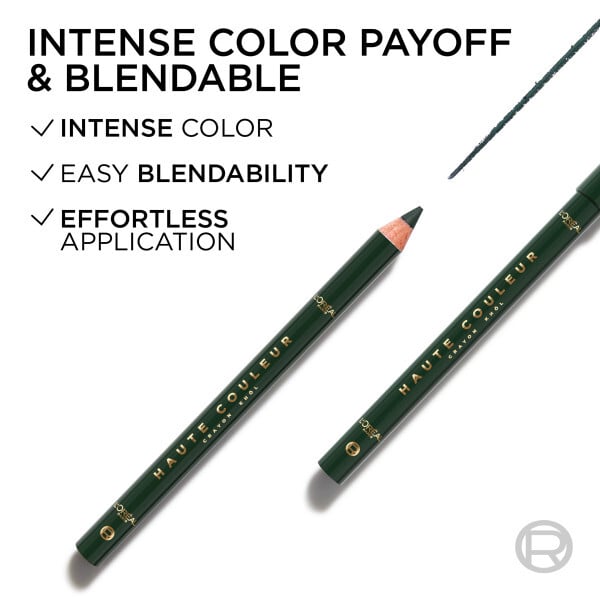 L'Oréal Paris Haute Couleur Crayon Khôl 140 Émeraude Velvet 1,2 g