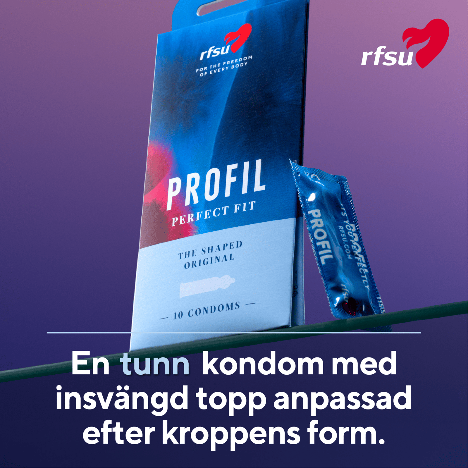 RFSU Profil kondomer 10 st