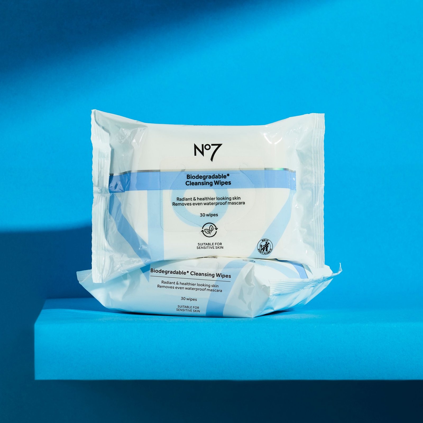 No7 Radiant Results Biodegradeable Wipes 30 st