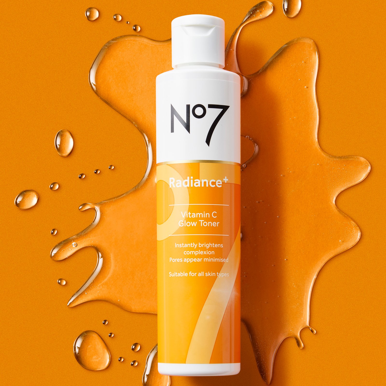 No7 Radiance+ Vitamin C Glow Toner 200 ml