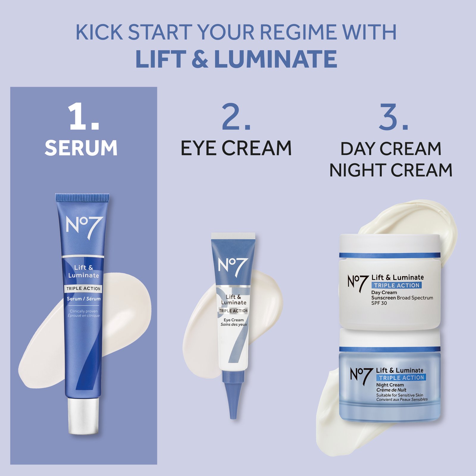No7 Lift & Luminate Triple Action Serum 30 ml